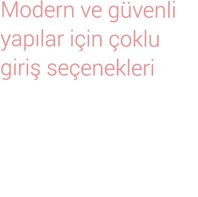 Modern ve güvenli yapılar için çoklu giriş seçenekleri  IP interkom sistemlerimiz, yüz tanıma, ID kartı, şifre, NFC, Bluetooth ve QR kod gibi çeşitli modern giriş yöntemleri sunarak kullanıcıların güvenliğini maksimum düzeyde sağlar. Kayıtlı yüzleri anında tanıyan yüz tanıma teknolojisi ile birlikte, akıllı cihazlarınızı kullanarak kablosuz giriş imkanı sunar. Bu özellikler, güvenliği artırırken kullanım kolaylığı da sunar.